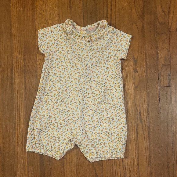 Baby Boden Other - Baby Boden Cream and Orange Jumpsuit